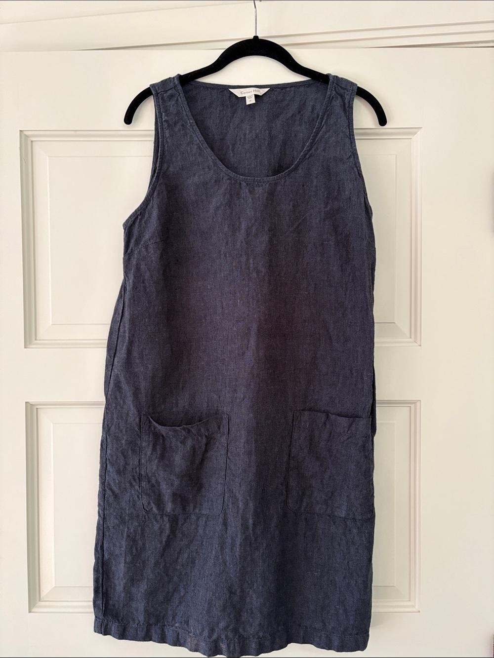 Garnet Hill Heathered Dark GrayLinen Dress